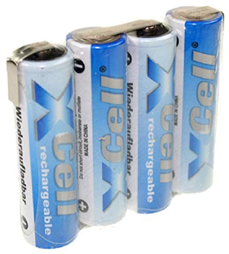 Juego de 4 Baterías Recargables de 4,8 V 2700 mAh F1x4 Celdas AA LF Z-Form