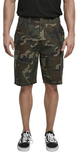 Brandit BDU Ripstop Shorts, Uomo, Woodland, M