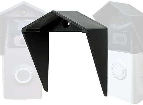 RingDoorbell Regenschutz für 1. und 2. Generation, Türklingel 2, 3, 3+ Plus, 4, Eufy 2K, Bellview & More Schlankes Design, Wetterschutz