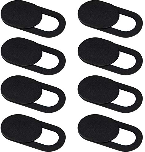 Copertura per webcam privise Special Edition, la nostra più sottile webcam Cover per MacBook Pro, laptop, smartphone, tablet, iPad, set da 8, nero