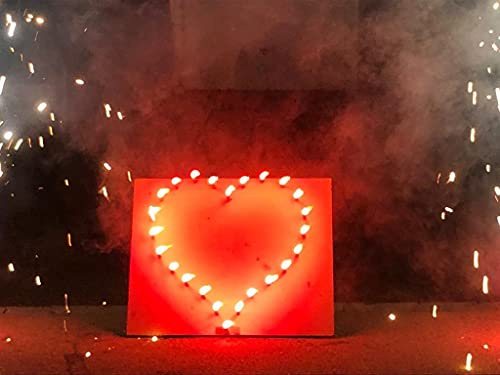 Salilio Feuerwerk Geburtstag - Brennendes Herz Heiratsantrag Verlobung