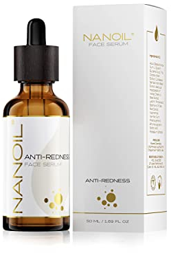 Couperose Gesichtsserum Nanoil Anti-Redness Face Serum 50ml - linderndes Serum für die Haut mit Neigung zu Couperose, Reduzieren der Rötungen, gegen Überempfindlichkeit