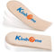 Kimihome Inserts pour talons de 0,6 cm à 2,5 cm, Coussinets de talon orthopédiques réglables, semelle pour epine calcaneenne, demi semelles femme, talonnettes silicone grandissante rehaussante