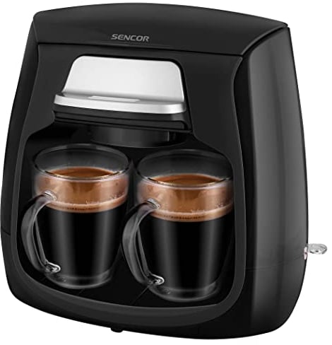 SENCOR Machine à Café, 0.3 L Capacité, 500W, Noir