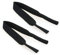 Cordon gafas flotante - Cordones para gafas de neopreno - paquete de 2-40 cm de longitud (negro)