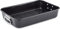Tower T943002HG52 28cm Roaster and Rack with Handles, Made in Aluminised Steel with Non-Stick Coating, Black