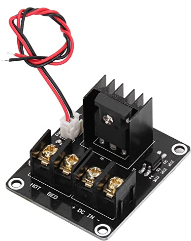 Heizbett Mosfet, 3D-Drucker Heizbett Leistungsmodul 3D-Druckerplatine Erweiterungsplatine Hochleistungs-MOS-Röhre mit großem Strom für 3D-Drucker