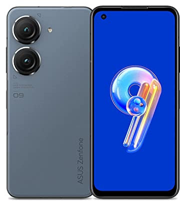 Asus Zenfone 9 5G 128GB 8GB RAM Factory Unlocked (GSM Only No CDMA - not Compatible with Verizon/Sprint) - Blue
