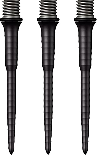 Mission Darts Points Titan Ripple | Titanium Conversion Point | 34mm | Black (X2661)
