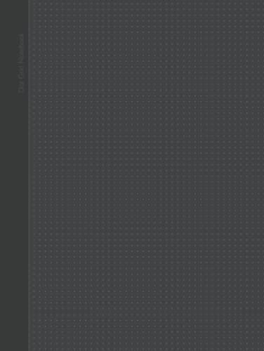 Dot Grid Notebook: An X-large dot grid journal with 100 dotted and numbered pages in an hard cover notebook ( approx. A4 ) [ Bullet Gray Range ]