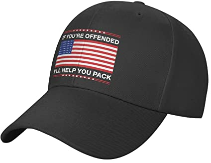 Trucker Hat Funny If You're Offended I'll Help You Pack Casquette MGK Hat Dad Baseball Cap