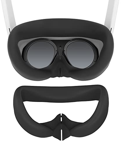 MotuTech - Funda protectora facial para PICO 4 VR casco de realidad virtual accesorios cojín de silicona resistente al sudor