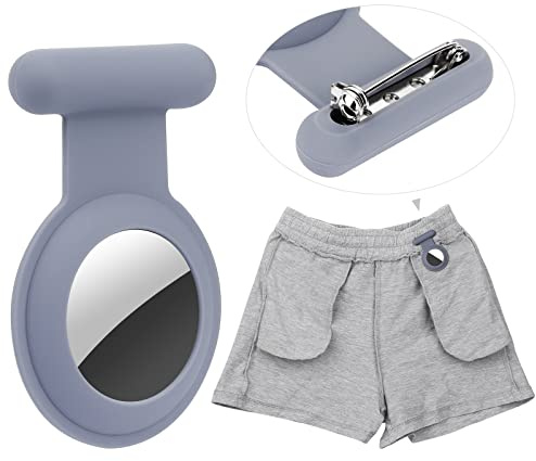 Versteckter GPS-Tracker für Kinder, ältere Menschen, Haustiere, Kleidung – sicherer als die Uhr (Grau)