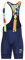 INBIKE Salopette Ciclismo Uomo Estivi Imbottite 3D Pantaloncini con Bretelle da Bici da Strada MTB Asciugatura Rapida Traspirante(Blu Navy,M)