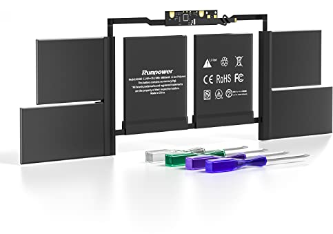 Batería A1707 A1820, batería para portátil Compatible con MacBook Pro de 15 Pulgadas A1707 (Finales de 2016, Mediados de 2017), batería de Repuesto de polímero de Litio EMC 3072 3162