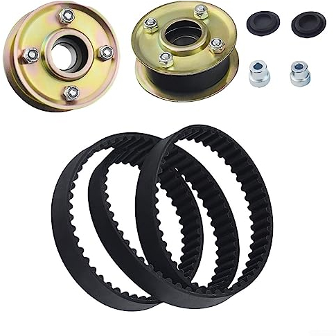 131-4509 125-2532 Poulie tendeur de tondeuse et kit de courroie 120-3335 pour tondeuse à gazon pour Toro 76,2 cm pour tondeuse à gazon TimeMaster 30