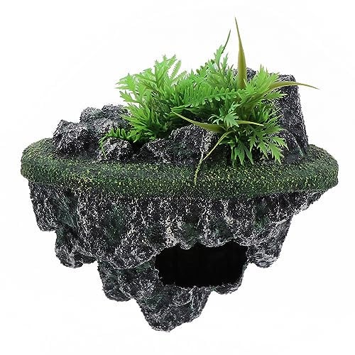 AQUA KT Aquatic Turtle Floating Rock Dock Resting Basking Island Platform