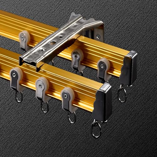 Flexibler Schienenvorhang, Vorhangschiene aus Aluminium, quadratische Gardinenstange, Aluminiumlegierung, Deckenmontage oder Wandschiene, Vorhänge Decke