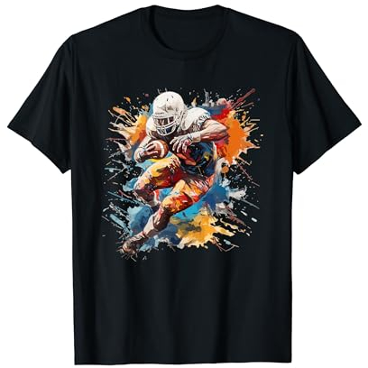American Football Farbspritzer T-Shirt
