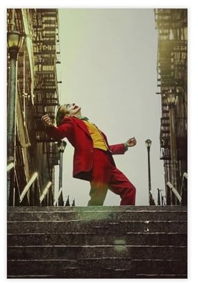 EYEZER JOKER Minimalistisches Poster 3 Leinwand Poster Wandkunst Dekor Druck Bild Gemälde für Wohnzimmer Schlafzimmer Dekoration ungerahmt 30 x 45 cm