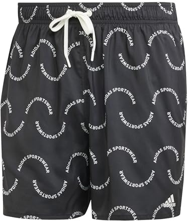 adidas Wave Logo CLX Badeshorts, Sonstiges, Schwarz