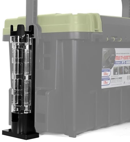 Pro Tackle Rod Stand Rutenhalter - Platzsparende Aufbewahrung für Angelruten - Vielseitig einsetzbar (Transparent)