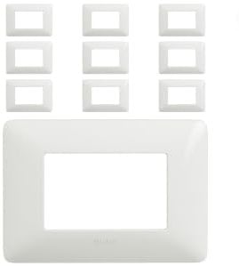 Matix Placca 3 Posti Tecnopolimero Bianco AM4803BBN Pezzi 10 Marca Bticino