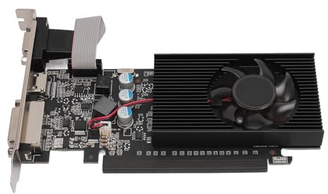 1GB DDR3 Graphics Card, 1000MHZ Core Frequency, 810MHZ Memory Frequency, Gaming Graphics Card with Cooling Fan for Efficient and Quiet Operation