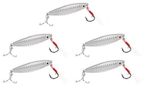 Seuelo de Pesca Vib Seuelo de Pesca Duro Vib de Metal Cebo de Duro de Metal, de para Trampas de Cebo (Silver