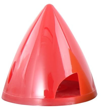 Modellflugzeugpropeller Spinner RC Modell Flugzeugebene Schaufel Propeller Spinner Drohnenverkleidung kompatibel mit 38 mm 1,5 rot