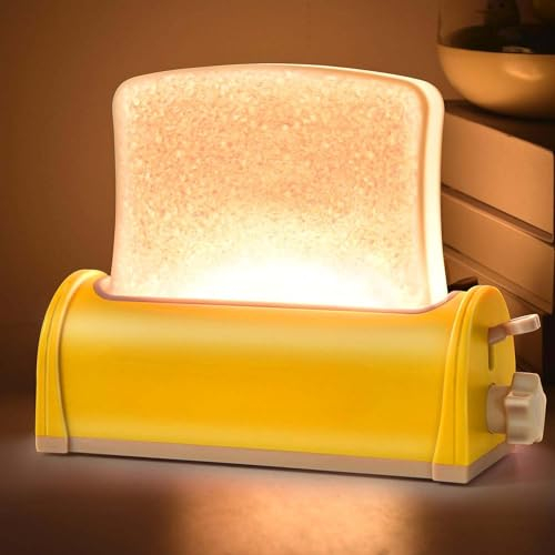 ONXE Night Light for Kids, Baby Nursery Night Lamp for Toddler Breast Feeding Bedroom Night Light,Kawaii Decor Toaster Bedside Lamp with 7 Colors Changing Stepless Dimming,Cute Gifts for Women