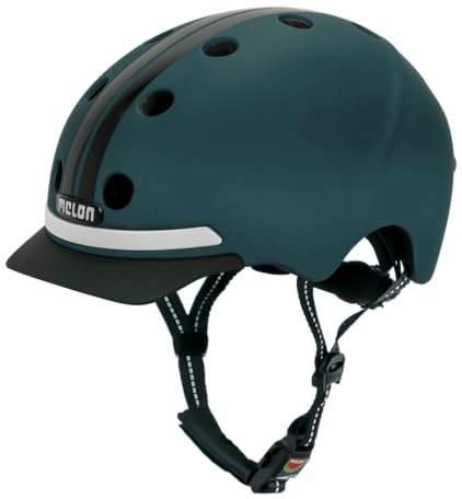 Melon Fahrradhelm E-Series für Damen & Herren | sicherer Cityhelm mit Beleuchtung | Front- und Rücklicht, Magnetverschluss, individuell anpassbar
