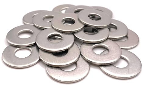 Rondelles métal M8 Inox Ø extérieur 24 mm | Rondelle plate large M8x24mm | Acier inoxydable A2 (V2A/304) norme DIN 9021 | Bois/Metal/Ecrous/Vis/etc : LOT DE 20 Pcs - ProRaje