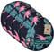 SILUK gemütliches Sitzkissen Stuhlkissen aus Filz Ø 36cm - Komfortable Waschbare - 4er Set Grau I Schwarz für Bank Stuhl (Blume - Rosa)