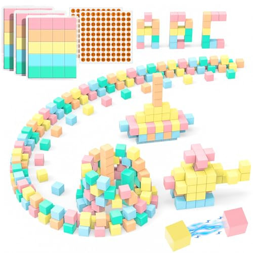 TYFYH 60 Stück Magnetische Bausteine für Kinder, Magnetic Building Blocks, Magnetbausteine Magnet Spielzeug Kinder, Magnete Spielzeug ab 3 4 5 6 7 8 Geschenk für Jungen und Mädchen