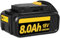 1Pack 18V 8.0Ah/8000mAh Replacement for Dewalt 18V Battery Compatible with Dewalt battery DCB184 DCB180 DCB181 DCB182 DCB183 DCB184B-XJ DCB185 with LED Indicator