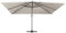 Genérico Parasol cantilever lumières LED et poteau aluminium 4 x 3 m, wenjingqi-47004