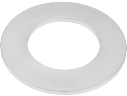 LT Easiyl 1 Stück Küchenarmatur Große Basis Reparatur Unterlegscheibe Aluminium 70X40X3Mm Zubehör Reparatur Wasserhahn Flache Unterlegscheibe Für Duscharmatur Befestigung Silber