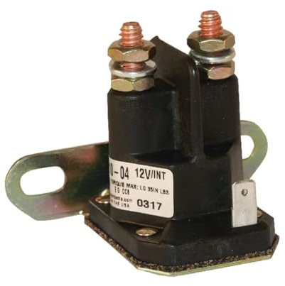 cyclingcolors 1x Solénoide Relais de Démarreur compatible avec Murray 424285 924285 21261 24285 MTD 7250771 7251426 725-1426 Snapper 7018817 Toro Ariens 3 pôles Solénoïde Tondeuse Tracteur Motoculture