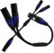 Milisten 2 Pièces Câble Xlr vers Femelles Répartiteur Audio Xlr Connecteurs Compatible Microphone et Équipements