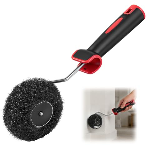 Roller für Spachtelmassen, Eckenroller für Rollspachtel | Premium Eckputzwalze, Waschbar Spachtelrolle für Spachtelmasse zum Auftragen von Spachtelmasse und Rollputz