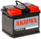 BATTERIA AUTO AKUMA by FIAMM cod L260 KOMFORT 60Ah 510A Polo Positivo a Destra