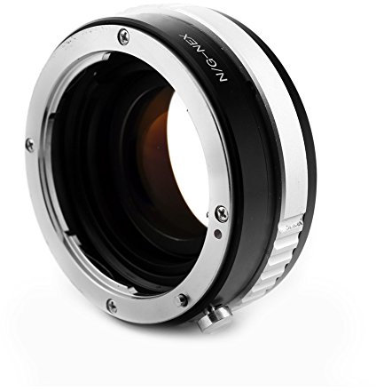 Brennweitenreduzierer, Geschwindigkeitsverstärker, Adapter für Nikon F AF-S G Objektiv an Sony NEX E APS-C Kamera