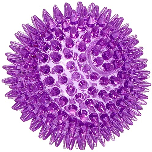 Rosewood 38304 Jolly Doggy leuchtender Fang und Spielball mit Gumminoppen für Hunde, 8 cm