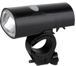 Dunlop Fahrradlicht Vorne USBC Aufladbar - LED Fahrradbeleuchtung - Fahrrad Licht mit 3 Modi - Wasserdichter Fahrradlampe - IPX4 Zertifiziert - Einfach zu Montieren - Schwarz