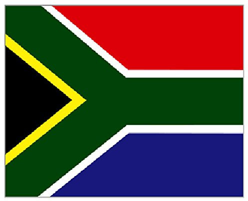 Supportershop-Drapeau Afrique du Sud polyester avec 2 œillets metalliques - 150 x 90 cm
