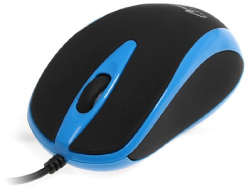Media-Tech Plano MT1091B Optische Maus, USB, Blau