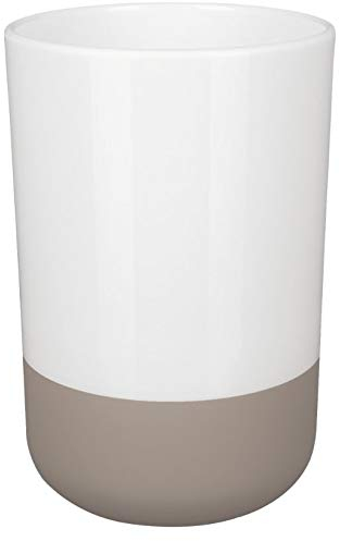 Spirella Zahnputzbecher Zahnbürstenhalter Moji 7,5x11,5 cm Taupe
