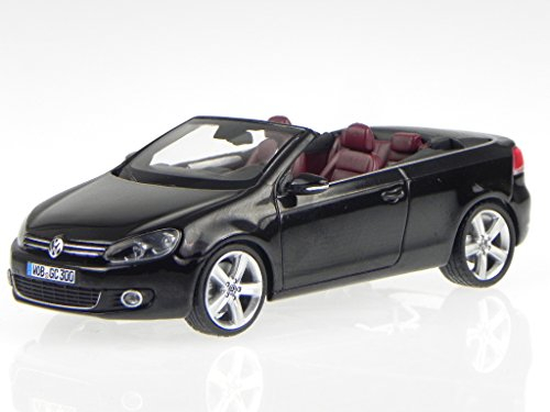 Schuco VW Golf 6 Cabrio schwarz deep Black GC300 Modellauto 1:43