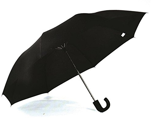 SONU Umbrella- Black Automatic Windproof Compact Travel Auto Open for Men and Women